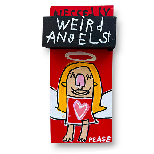 Ken Pease 5.5 x 12 Protected by Weird Angels WP6196